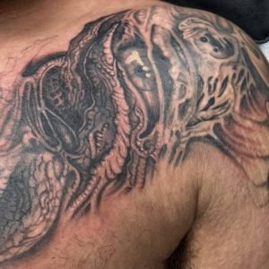 Stephan Saunders - Tattoo Artist - Ink Covenant Tattoo studio in Fairfax VA is more than a tattoo studio—it’s a sanctuary for artistic excellence.